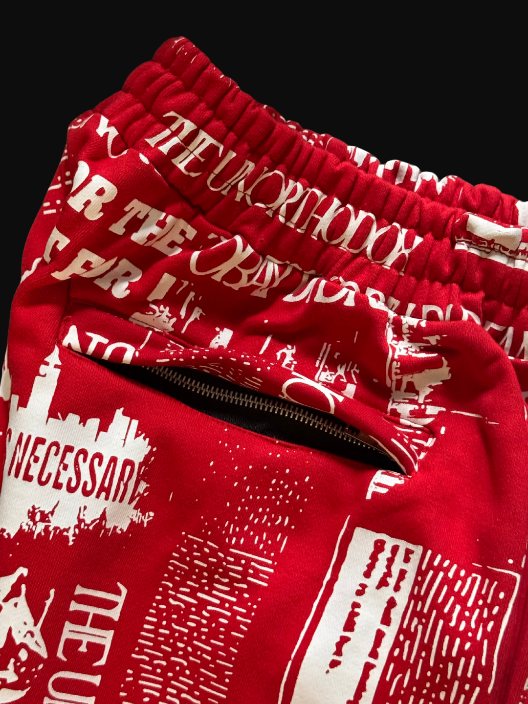 AR.009 — Error Print Fleece Short The Unorthodox // 2025 Archive