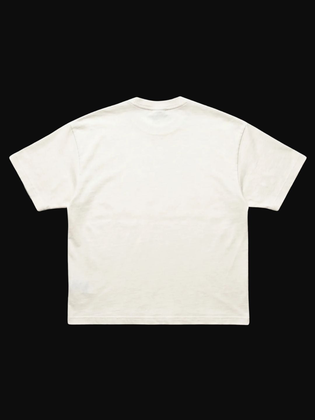 ODD Artifact 018 Refuse The Script outer shell ghost off-white heavyweight cotton back flat lay — OBAY DI DREAM
